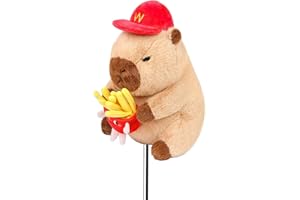 Cute Capybara Golf Club Head Cover, Small Size Fits Hybird and Irons, Large Size Fits Standard 460cc Driver Head,Funny Driver