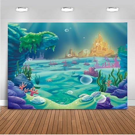 Download Kleine meerjungfrau unter dem meer dekorationen Free