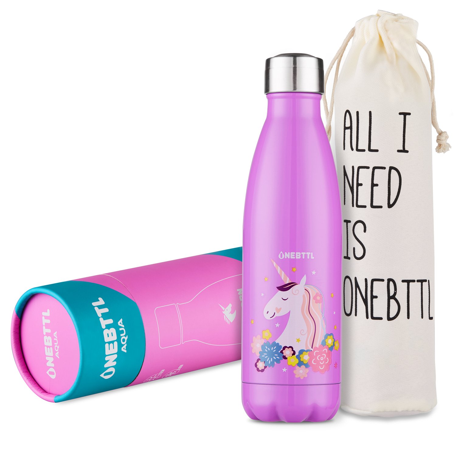 Unicorn Gifts Unicorn Party Supplies Stainless Steel Water Bottle Kids Water bottle 17oz 500ml Double Wall Vacuum Insulated Thermo Bottle for Unicorn Party and Birthdays Onebttl Aqua UnicornPower Unicorn Gifts Unicorn Party Supplies Stainless Steel Water Bottle Kids Water bottle 17oz 500ml Double Wall Vacuum Insulated Thermo Bottle for Unicorn Party and Birthdays Onebttl Aqua UnicornPower