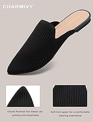 Charmivy Knit Mules for Women