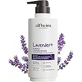 ALFHEIM Lavender+ Purple Conditioner for Blonde, Silver & Color-Treated Hair – Deeply Hydrates & Restores Shine – with Lavender Oil, Quinoa Extract & Vitamin E – Sulfate-Free – 18 oz / 535 ml