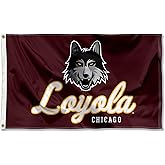 Loyola Chicago Ramblers Wordmark Large Grommet Banner Flag