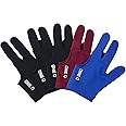 ONSEAMIRO ONEQ 3 Fingers Billiard Gloves Snooker Cue Professional 3 Colors (Spandex) 5pcs/Set