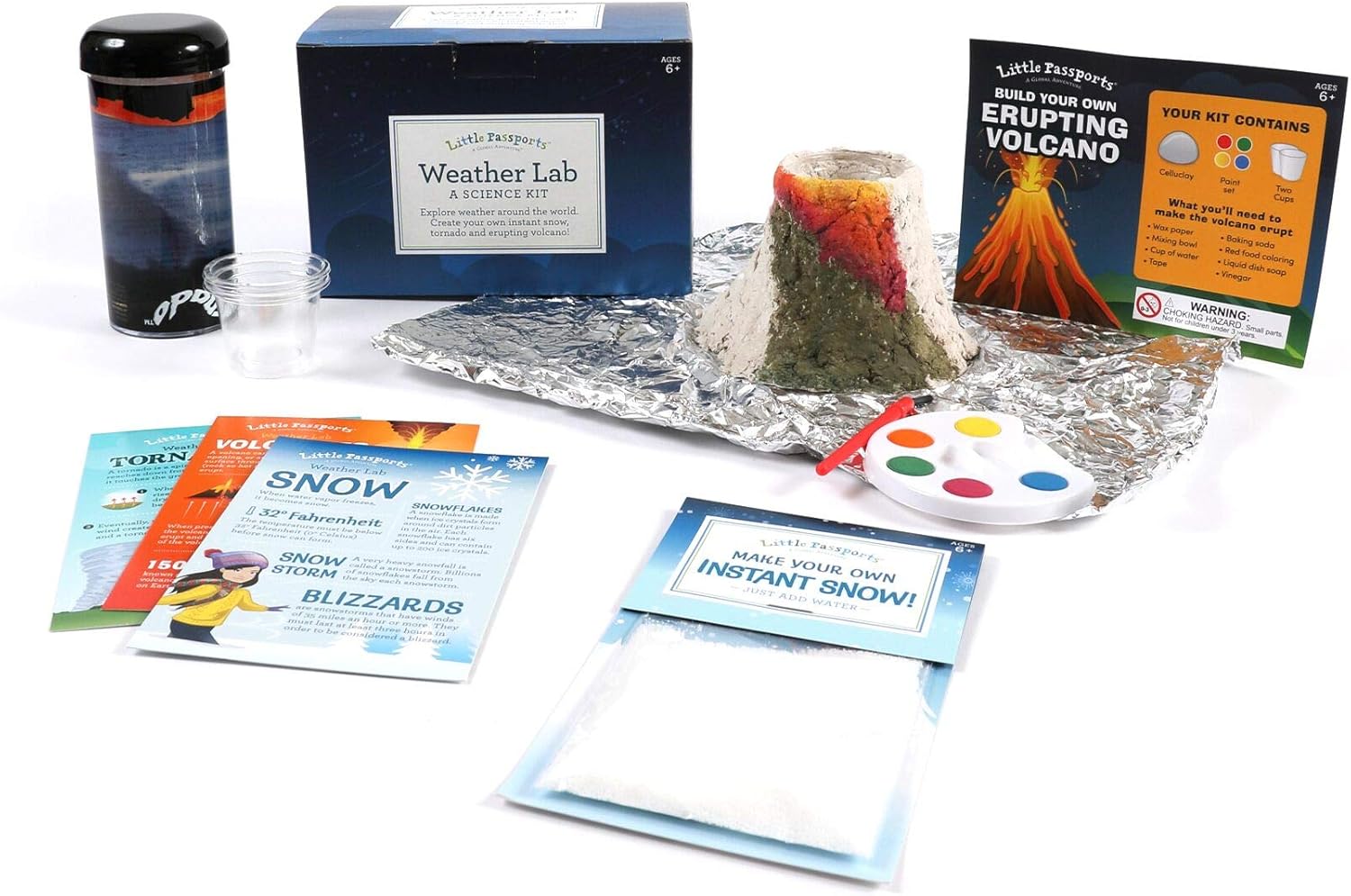 Little Passports Weather Lab Science Kit - STEM Kits - Science Kits for Kids - Kids Learning Games - STEM Games - Science Learning Resources - Weather Kit for Kids Ages 6 & Up