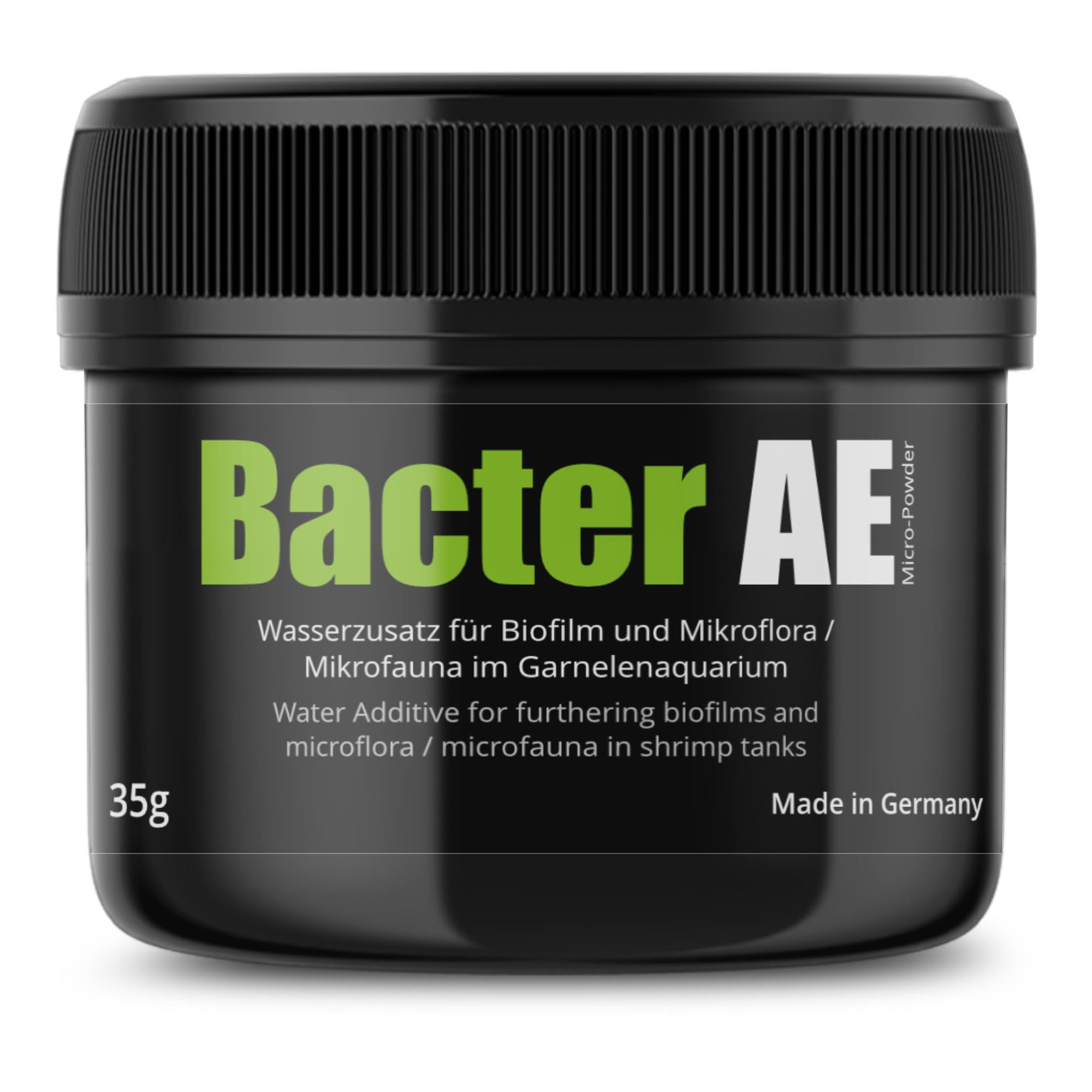 GlasGarten Bacter AE | 35g - Premium water additive with microorganisms, improved water quality & natural biofilm for a good microclimate in the aquarium