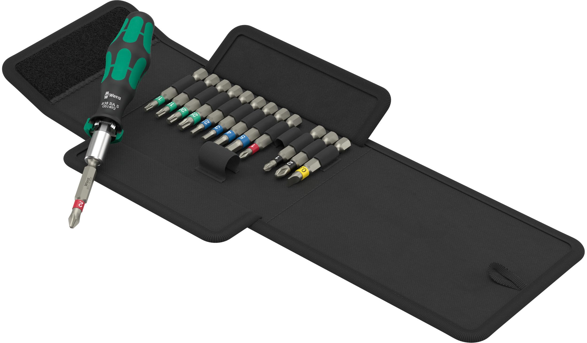 Kraftform Kompakt RA S 1, 14-Piece Ratchet Screwdriver Set - 05051060001