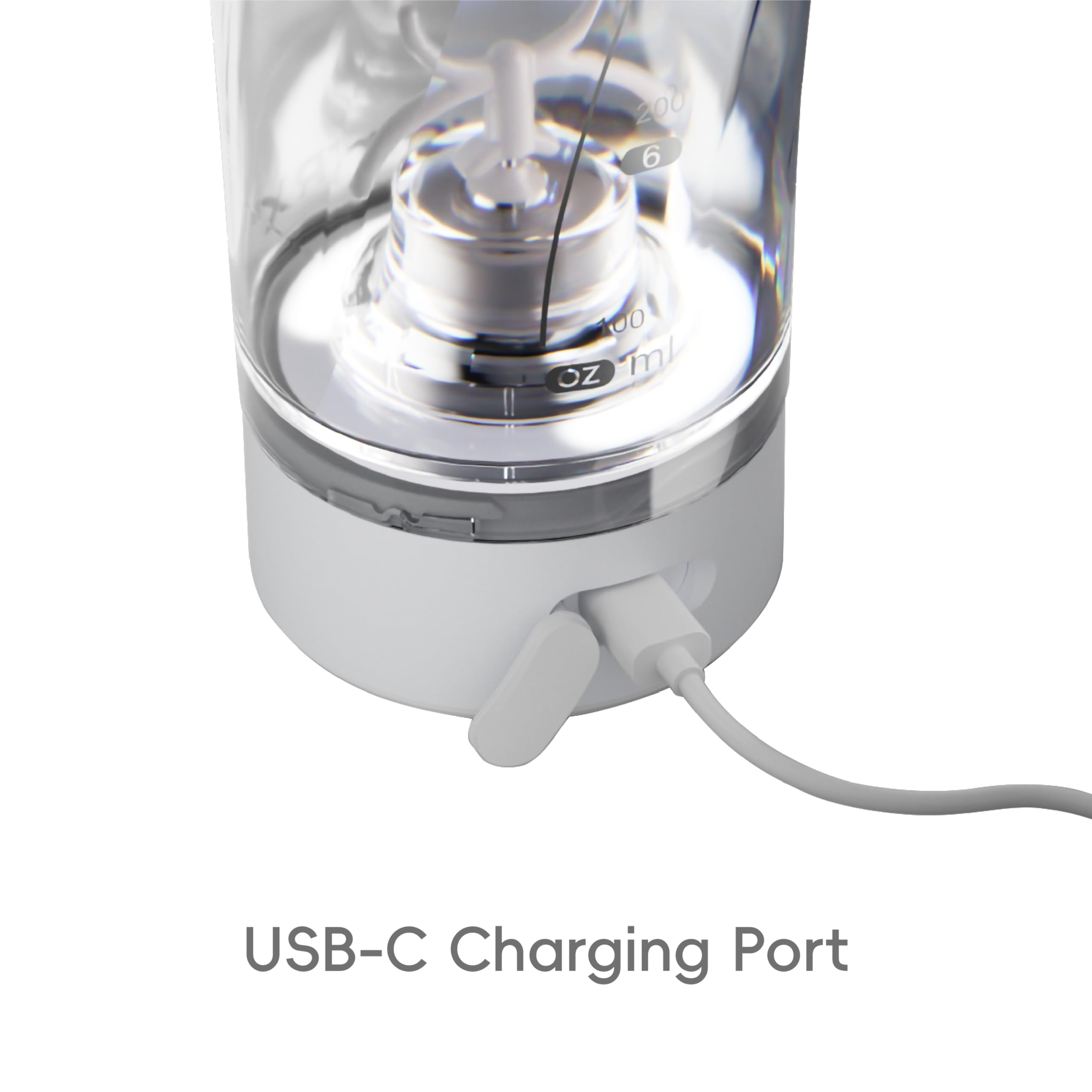 VOLTRX VortexBoost Electric Shaker Bottle, USB C Rechargeable Protein Shake Mixer, Shaker Cups for Protein Shakes and Meal Replacement Shakes, BPA-Free, Made with Tritan, Black