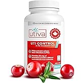 Utiva UTI Control Cranberry PACs - #1 Doctor- Recommended for UTI prevention - 36mg PACs for Urinary Tract Infection Avoidanc