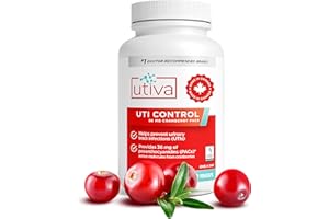 Utiva UTI Control Cranberry PACs - #1 Doctor- Recommended for UTI prevention - 36mg PACs for Urinary Tract Infection Avoidanc