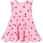 Girls Dress Toddler Kids Flutter Sleeve Summer Dresses Unicorn Swing Casual Sundress Party Playwear Holiday Clothes