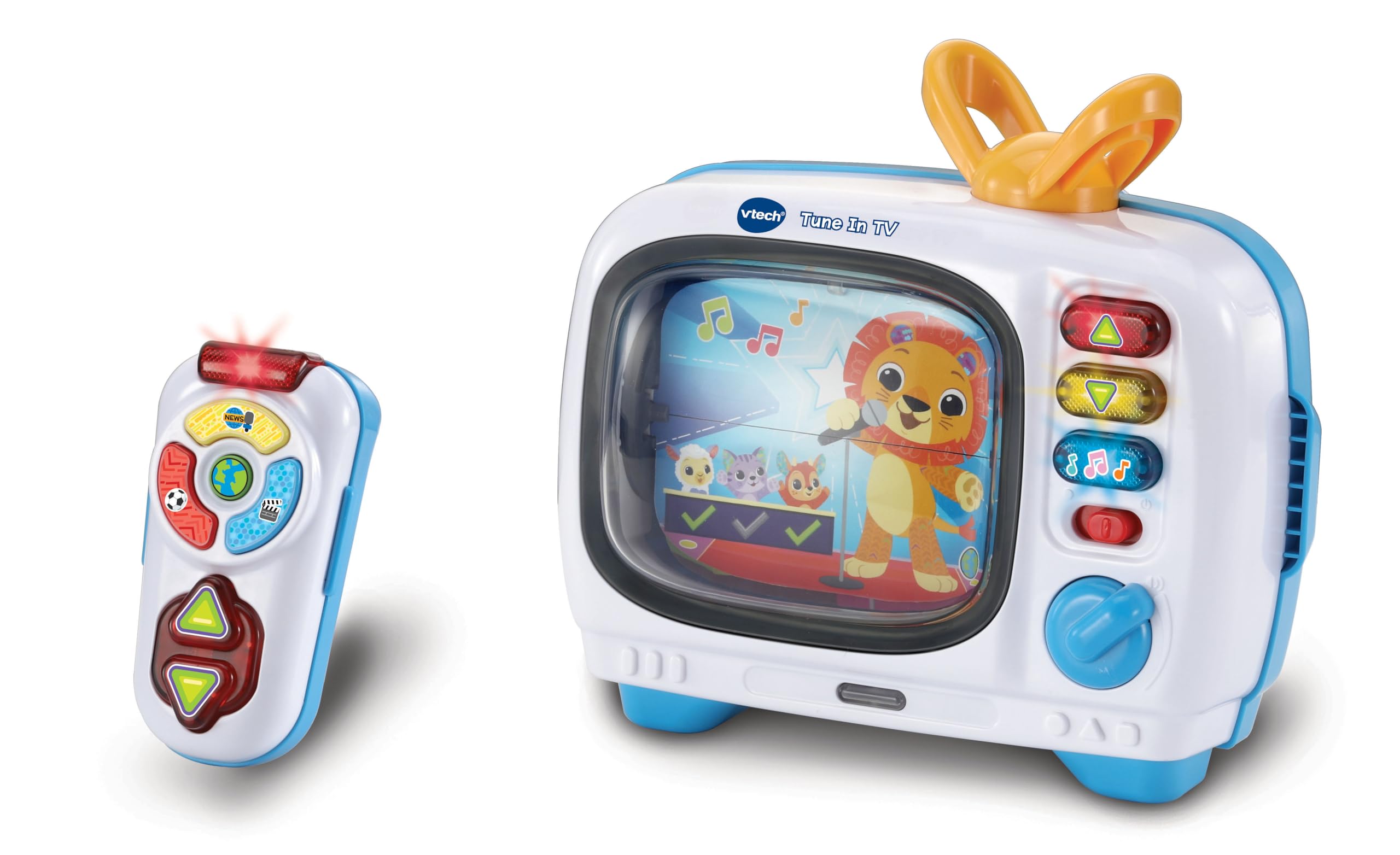 VTech Tune In TV, Interactive Learning Toy, Encourages Language Development, Develops Fine Motor Skills, Suitable for Ages 12, 18, 24, 36 Months, English Version