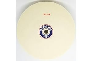 MARATHON 100% WOOL FROM AUSTRALIA BEST FELT USA BFC Marathon 10" Felt Polishing Wheel, 1" Thick, 5/8" Arbor Hole, Medium Density