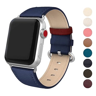 SWEES Genuine Leather Band for iWatch 38mm/40mm Bahrain