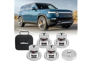 Klutchtech Magnetic Jack Pucks Adapter Kit for R1T/R1S, Jack Pads with Storage Case Compatible with R1T R1S Accessories 2022 2023 2024 2025