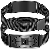 Fervia Easter Basket Stuffers - Football Initial Bracelet Stainless Steel A-Z Letter Charm Bracelets Adjustable Wristbands Football Christmas Gifts Idea for Men Boys Players Team Lovers Men Dad