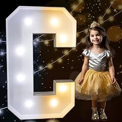 Pooqla 3FT Marquee Light Up Letters, LED Letters
