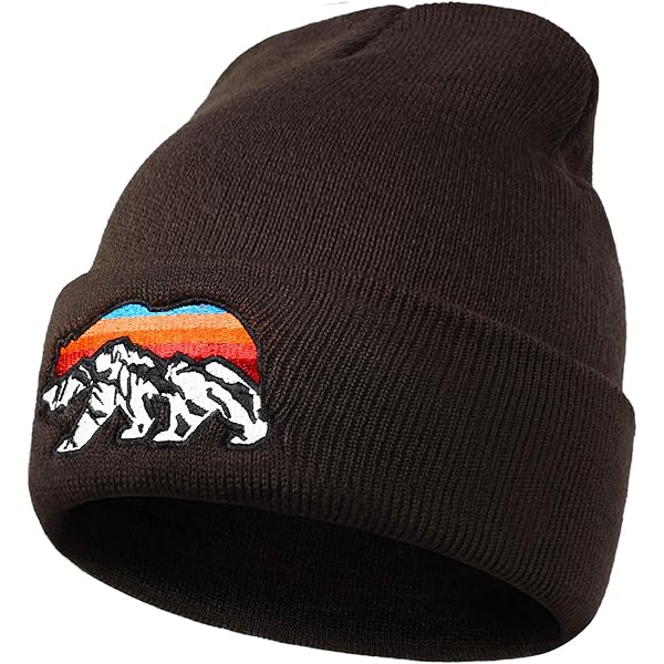 MixYoke Gothic Skull Beanie Hats for Men Women, Skeleton Cuffed