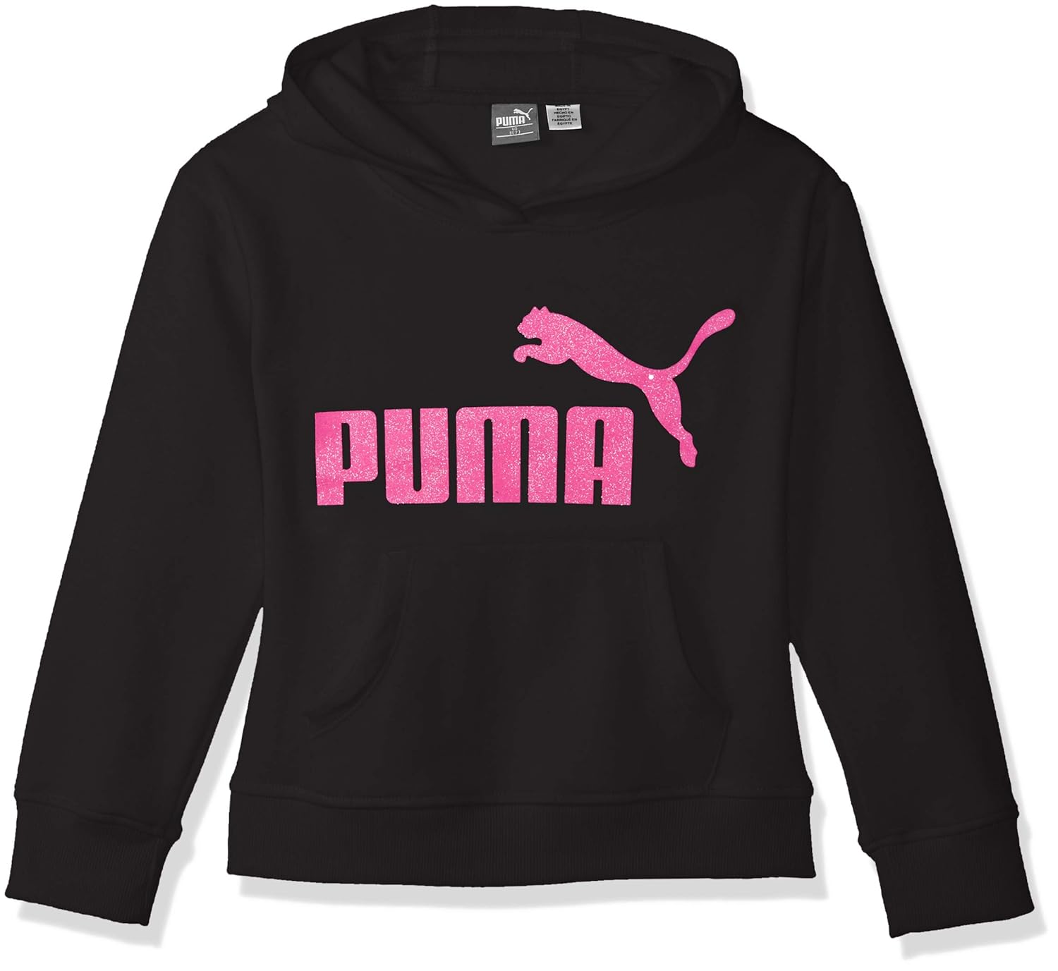 black and pink puma hoodie