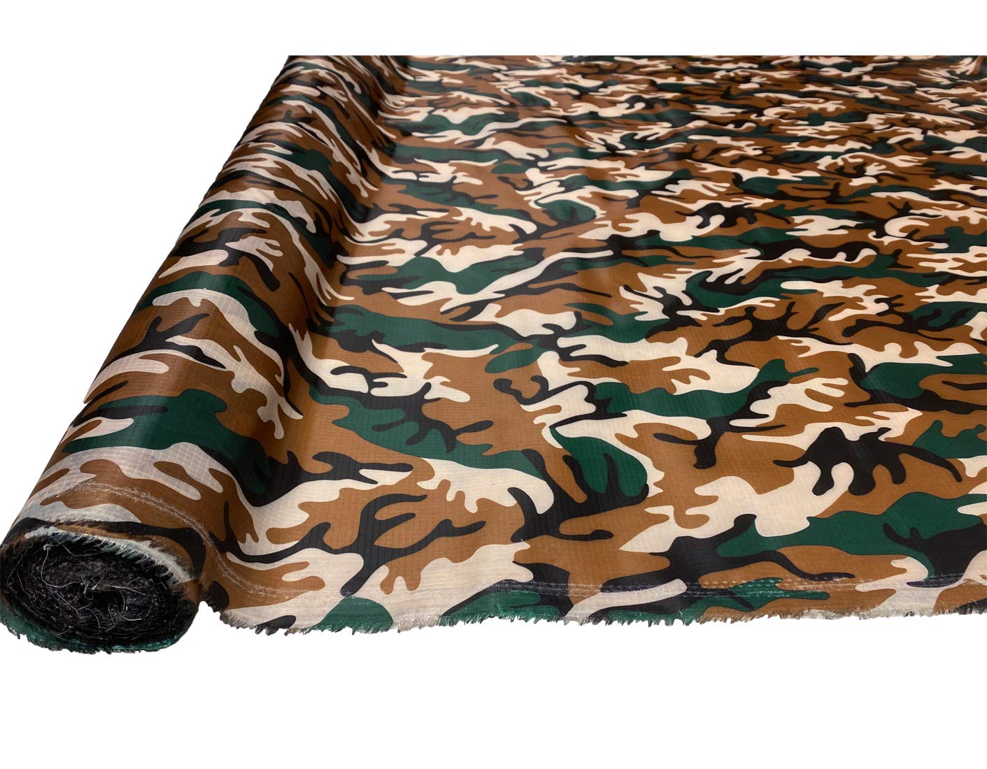 A-Express Camo Ripstop Waterproof Fabric Material 4oz Rip Stop Army Pattern Camouflage 150cm Wide - 5 Meters 500cm x 150cm Forest Teal