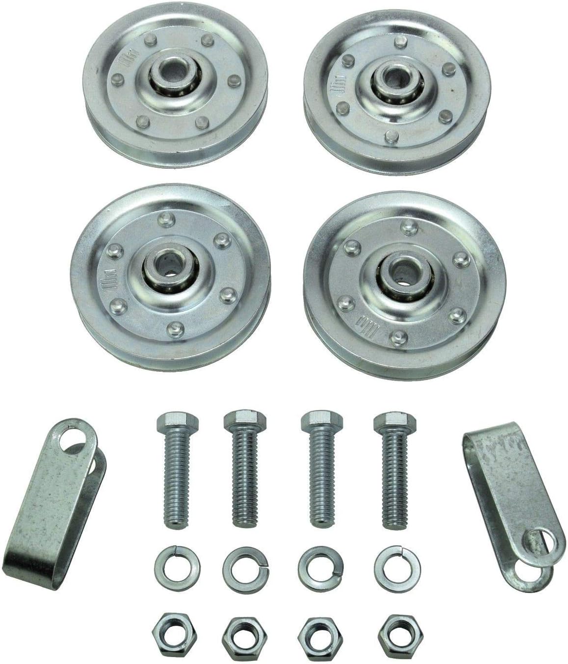 Garage Door Pulleys and Hardware Set - Sheaves-Stud & Clevis Pulleys-All Brands