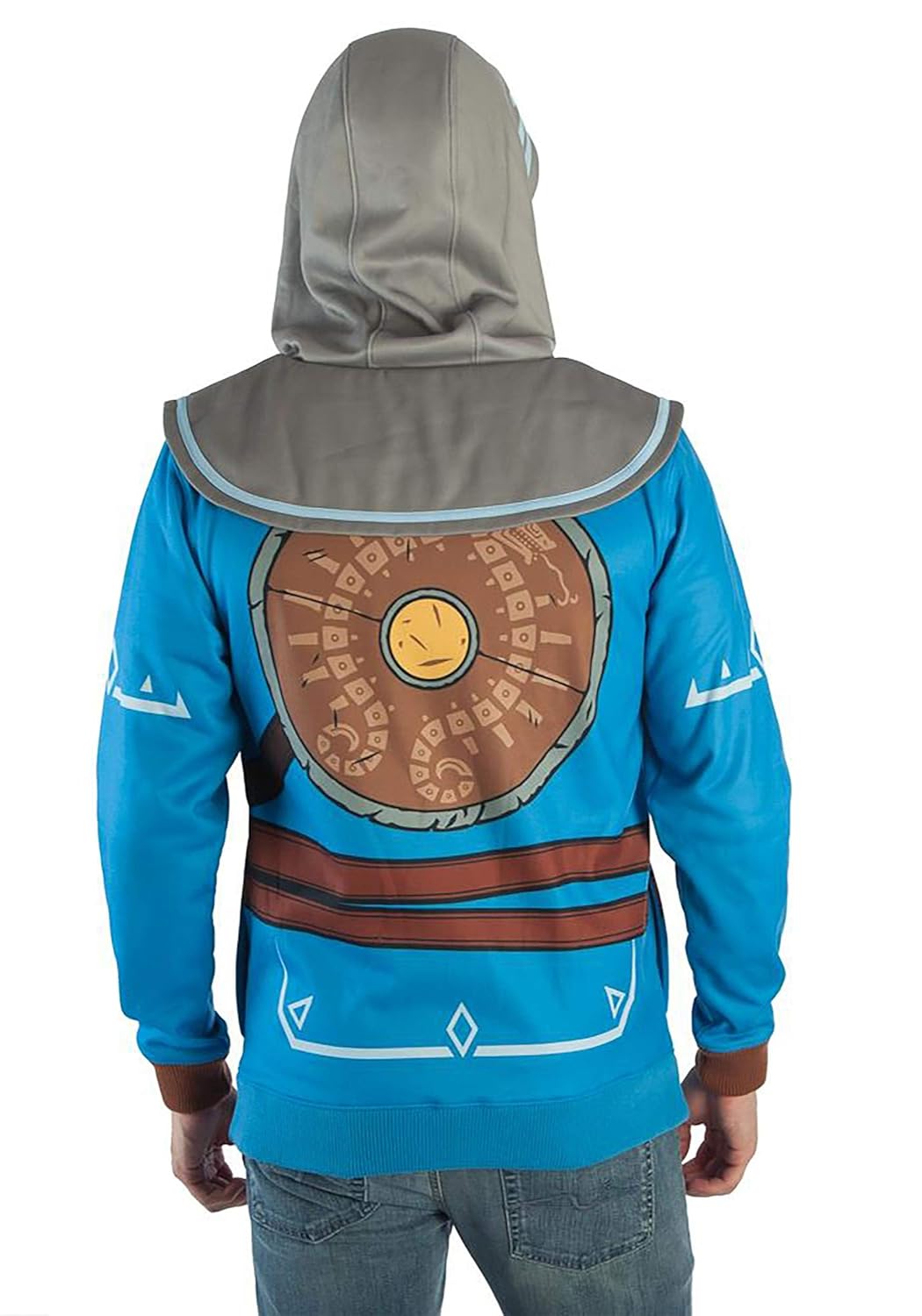 breath of the wild zip up hoodie