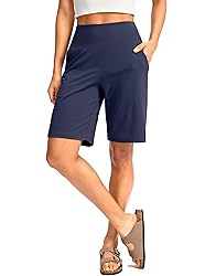 G Gradual Women's Bermuda Long Shorts with Pockets