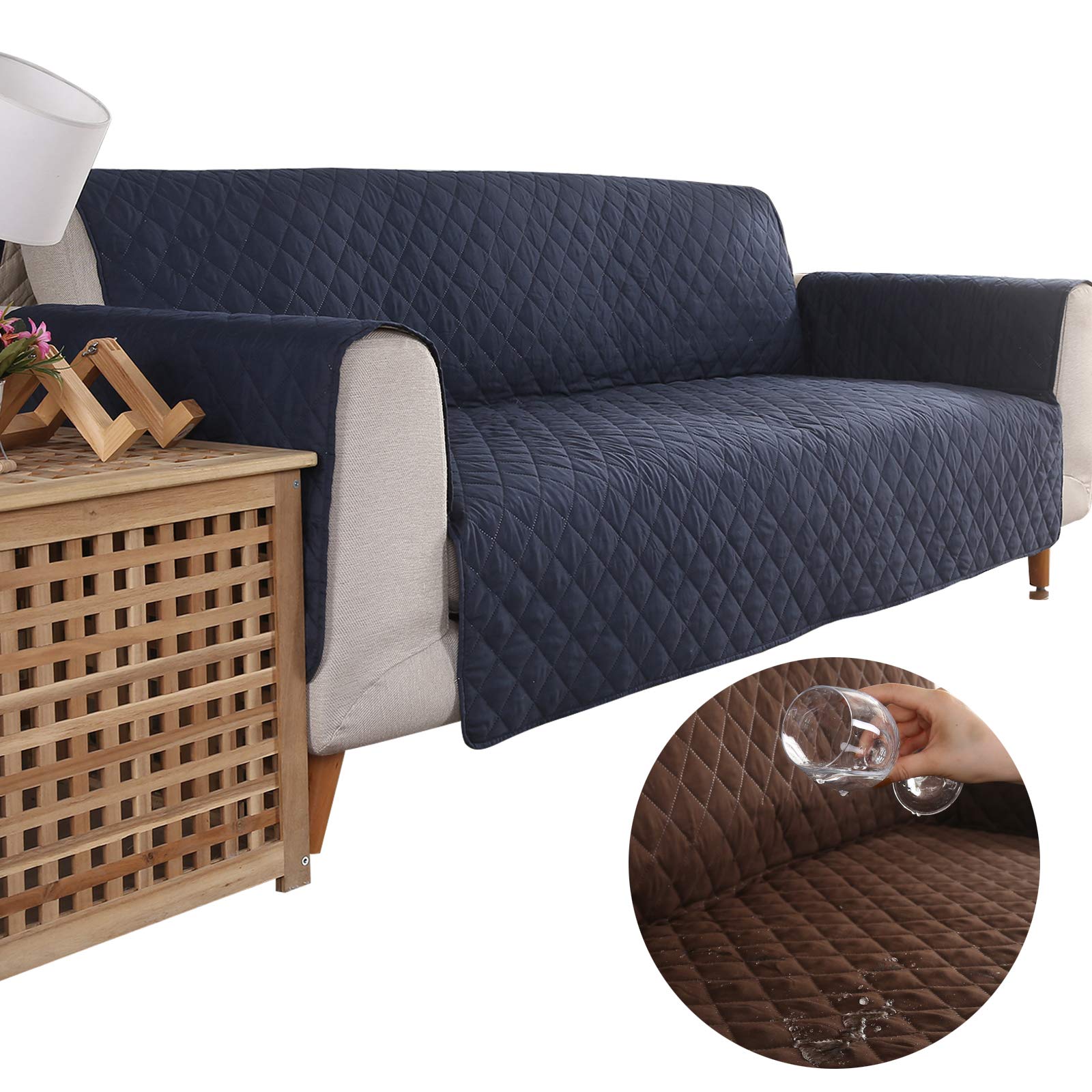 YESHOME Sofa Cover slipcoversQuilted Upgrade AntiSlip Couch Covers