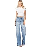 Celebrity Pink Women's Juniors High Rise Wide Leg Jeans