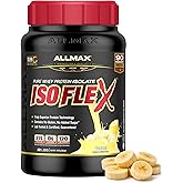 ALLMAX Nutrition - ISOFLEX - 100% Ultra-Pure Whey Protein Isolate - Banana - 2 Pound