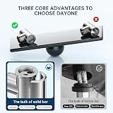 DAYONE 360° Swivel Pull Down Kitchen Tap Dual Spouts SUS304 Brushed view 5