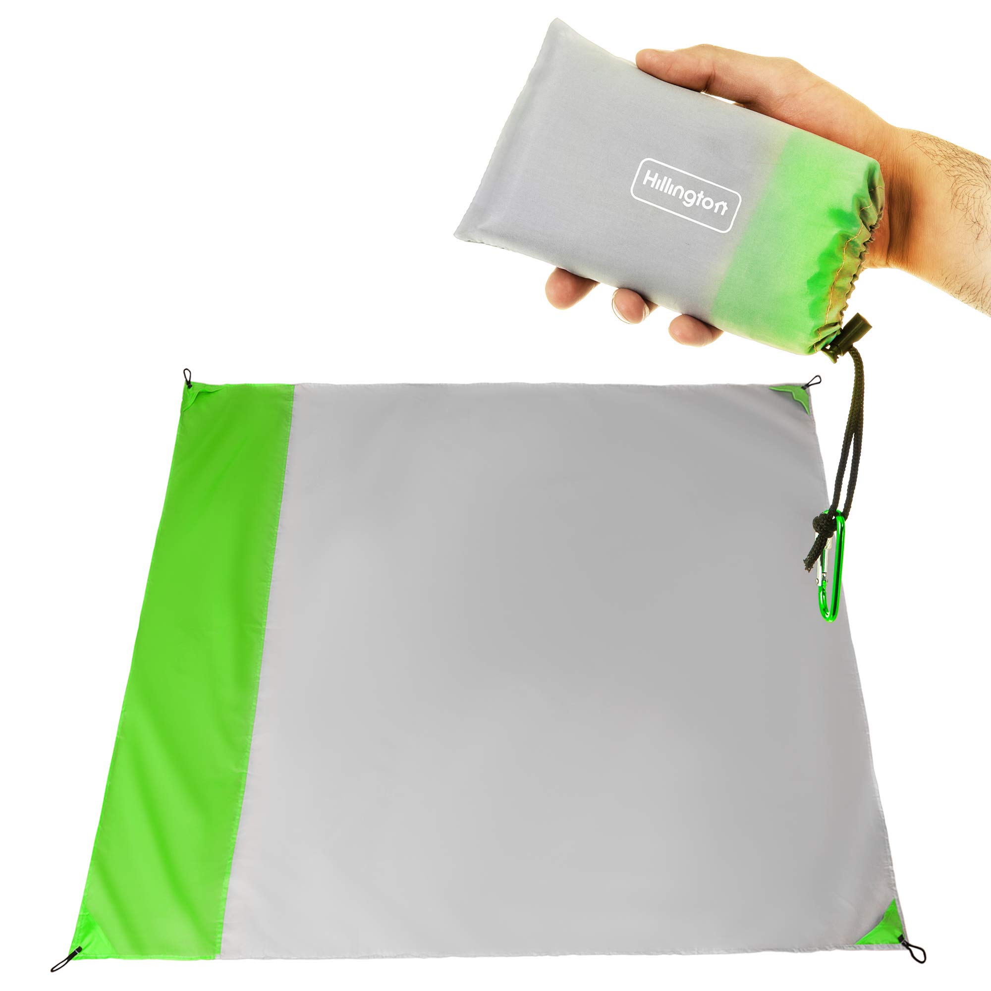 Hillington ® Portable Compact Pocket Size Waterproof & Sandproof Picnic Blanket Lightweight