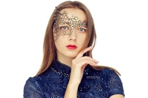 MYMENU Masquerade Mask for Women Venetian Lace Eye Mask For Party Prom Ball Costume Mardi Gras