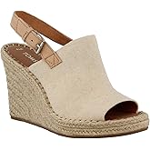 TOMS Women's Natural Hemp Monica Wedges, Size 9
