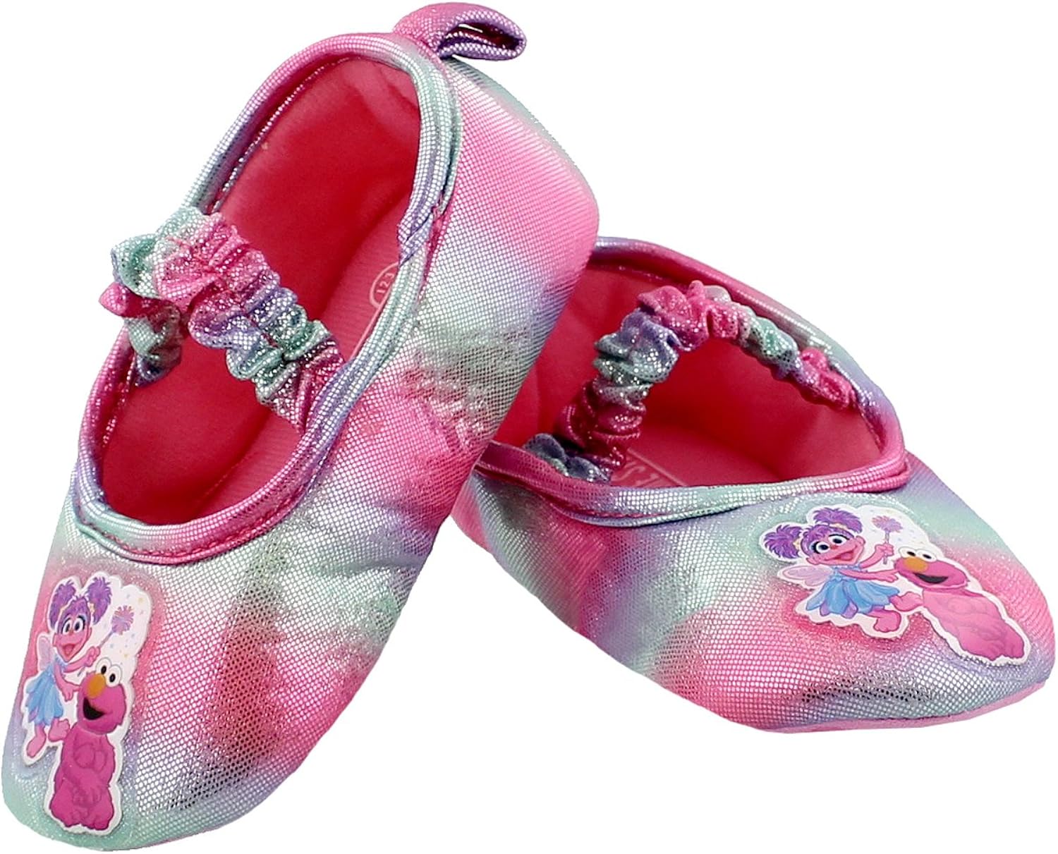 Sesame Street Toddler Girls Slippers Elmo Abby Cadabby Kids Ballerina NonSlip Grip House Shoes