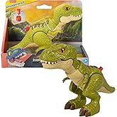 Fisher-Price Imaginext Jurassic World Dinosaur Action Figure with Kid-Activated Motion, 8-inch Tyrannosaurus Rex Dino Toy