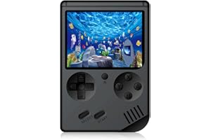JAFATOY Retro Handheld Games Console for Kids/Adults, 168 Classic Games 8 Bit Games 3 inch Screen Video Games with AV Cable Play on TV (Black)