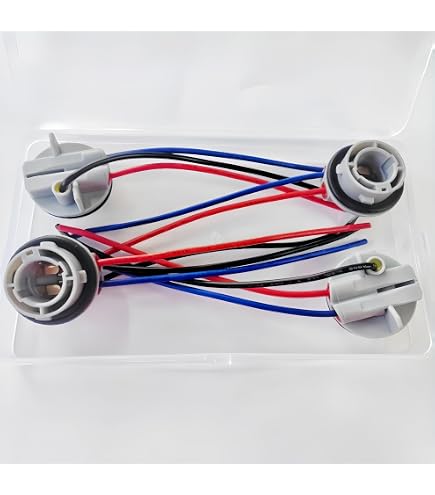 4er-Set 1156 BA15S Sockeladapter – Lampenhalter Für Blinker, P21W / R10W / R5W, 12V, 85 Mm Kabel