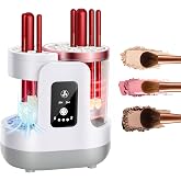 3-in-1 Makeup Brush Cleaner Machine, Open Breeze Dry, Wash &amp; Brush Holder | Faster Cleaning and Drying, Fits Different Brush Sizes and Sponges, Clean Multiple Brushes at Once, Portable USB Charging