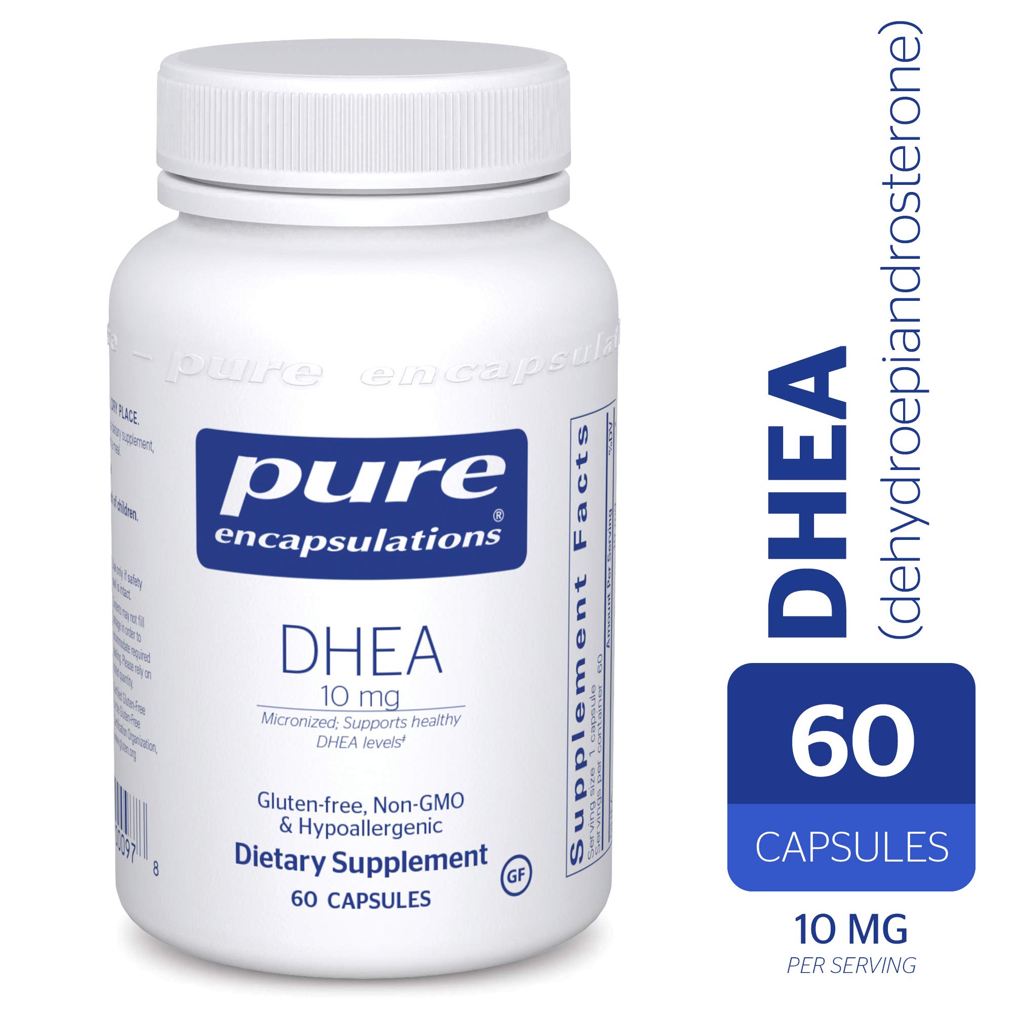 Pure Encapsulations DHEA (Dehydroepiandrosterone) 5 mg