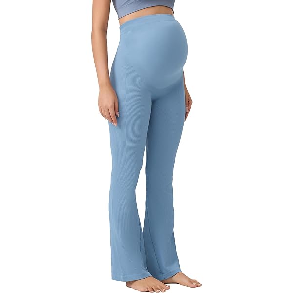 Maternity Work Pants Blisset Maternity Yoga Pants Over-Belly