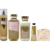Bath & Body Works In The Stars 4 Piece Set - Fragrance Mist - Shower Gel - Body Lotion and Hand Cream - with a Himalayan Salts Springs Bar Soap - Full Size