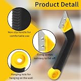 Carreuty 12 Pcs Pro Grout Removal Tool Set with 7 Replacements, 2 Handles view 4