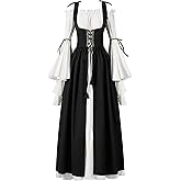 Spooktacular Creations Halloween Renaissance Costume Women, Renaissance Corset Dress, Plus Size Medieval Chemise for Cosplay