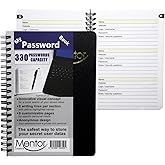 My Password Book - 7" X 5" Quick Search Design Password and Private Code Logbook
