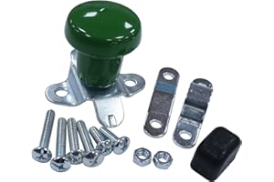 DVPARTS Green Tractor Heavy Equipment Steering Wheel Spinner Knob Handle Suicide Power Knob TY27746 TY27748 PM00966 TY16330 W
