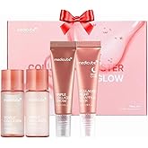 medicube Glass Skin Collagen Trial Kit | Korean Skincare Set and Kit | Gifts for women | 4-Step Skincare Set for glowy skin |