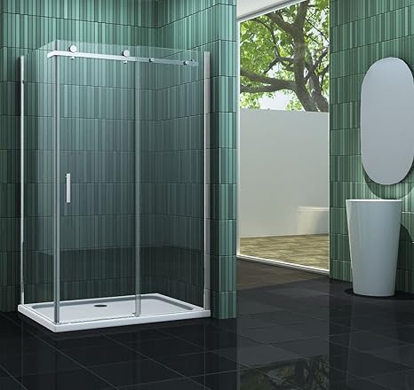 Duschkabine TECHNO 140 x 90 x 195 cm ohne Duschtasse