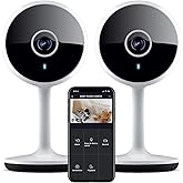 Geeni Vivid Indoor Smart Security Camera – HD Live Stream Camera for Indoor Home Monitoring with Night Vision, 2-Way Audio, F