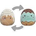 Squishmallows Flip-A-Mallows 12-Inch Mint Ice Cream and Toasted Cinnamon Roll Plush - Add Maya and Chanel to Your Squad, Ultrasoft Stuffed Animal Medium-Sized Official Kelly Toy Plush