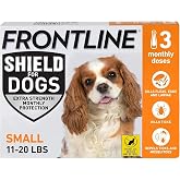 FRONTLINE Shield Flea &amp; Tick Treatment for Small Dogs 11-20 lbs., Count of 3